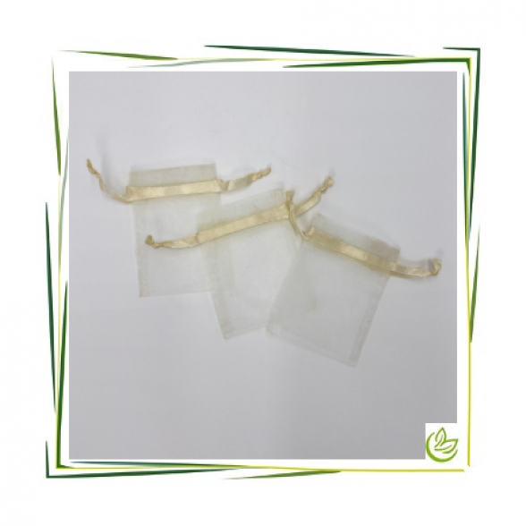Organza Beutel Champagne (7,5x10cm)